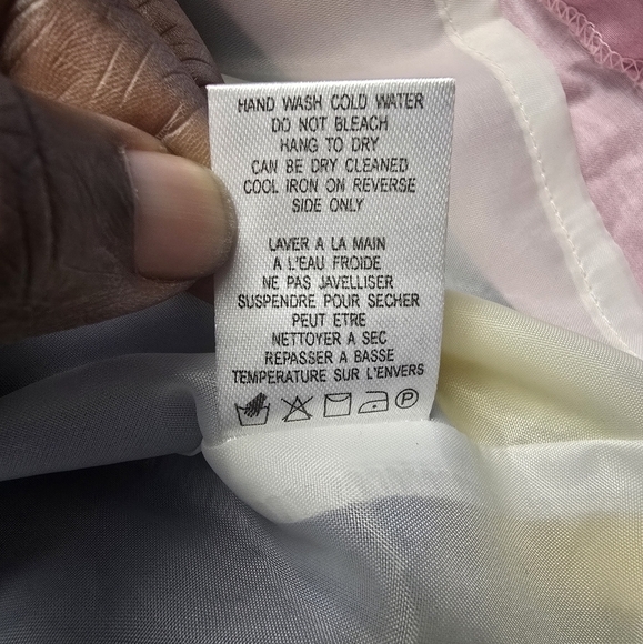 Linea Domani Skirt Size 10 Womens Multicolor Geometric - Picture 7 of 9